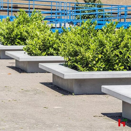 Smooth objects - Plant & Sit Smooth Grey Velvet 250 x 250 x 65 cm - Stone & Style