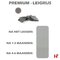 Composiet terrasplanken - Megawood, Premium Plus 21x145mm - Composiet terrasplanken Leigrijs 420cm - Megawood