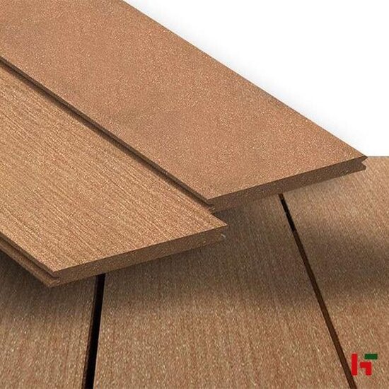 Composiet terrasplanken - Megawood, Premium Jumbo 21x242mm - Composiet terrasplanken Natuurbruin 600cm - Megawood
