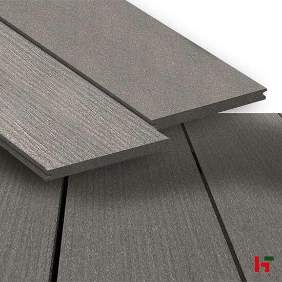 Composiet terrasplanken - Megawood, Premium Jumbo 21x242mm - Composiet terrasplanken Basaltgrijs 480cm - Megawood