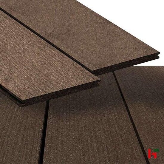 Composiet terrasplanken - Megawood, Premium Plus Jumbo 21x242mm - Composiet terrasplanken Lavabruin 600cm - Megawood