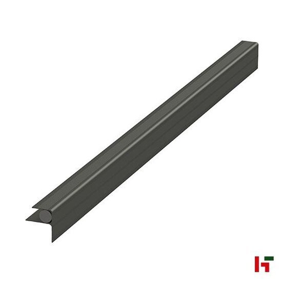 Composiet terrasplanken - Megawood, Huisaansluitprofiel Antraciet 25 mm - Megawood