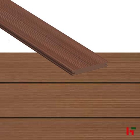 Composiet terrasplanken - EasyDeck, Dolomit 19x145mm - Composiet terrasplanken Fokus Bruin 400cm - Megawood