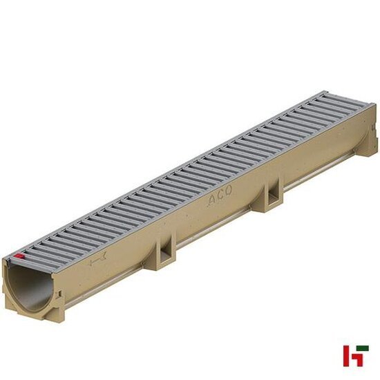 Afvoergoten - Euroline 100 Afvoergoot - 50 cm Shadow Grey - ACO