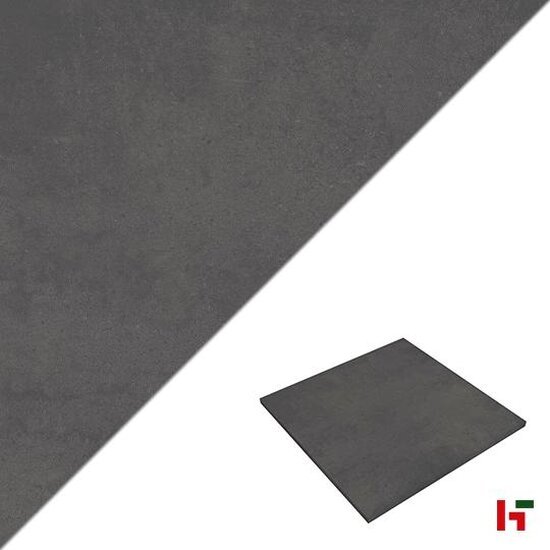 Keramische tegels - Surround, Keramische Terrastegel Anthracite 60 x 60 x 2 cm - Coeck