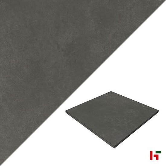 Keramische tegels - Gentle, Keramische Terrastegel Anthracite 60 x 60 x 2 cm - Coeck