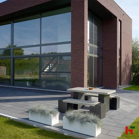 Betontegels - Carreau, Megategel Carbon Intense 60 x 30 x 6 cm - Stone & Style