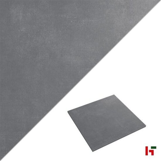 Keramische tegels - Travel, Keramische Terrastegel Antracite 60 x 60 x 2 cm - Private label