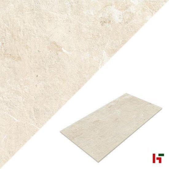 Keramische tegels - Calcare, Keramische Terrastegel Ivory 120 x 60 x 2 cm - Stone Base