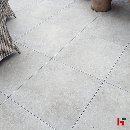 Keramische tegels - Calcare, Keramische Terrastegel Taupe 120 x 60 x 2 cm - Stone Base