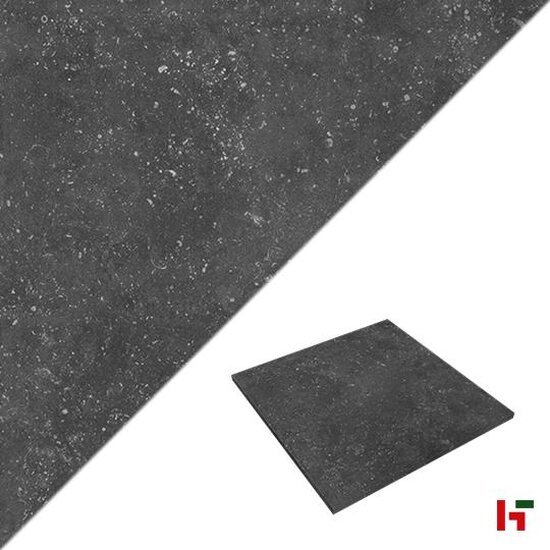 Keramische tegels - Industrial, Keramische Terrastegel Graphite 60 x 60 x 2 cm - Private label