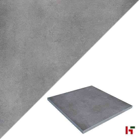 Keramische tegels - Solido Concreto, Keramische Terrastegel Tabacco 60 x 60 x 3 cm - Stone Base