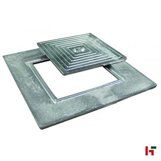 Putdeksels & roosters - Putdeksel, Enkel - Aluminium 80x80cm - Private label