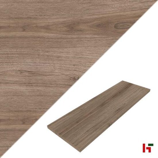 Keramische tegels - Solido Ceramica, Matterhorn Brown 120 x 40 x 3 cm - Stone Base