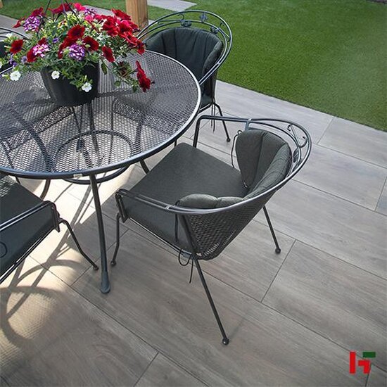 Keramische tegels - Solido Ceramica, Matterhorn Brown 120 x 40 x 3 cm - Stone Base
