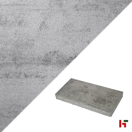 Betontegels - Infinito Comfort, Megategel Nuance Light Grey 60 x 30 x 6 cm - Marlux