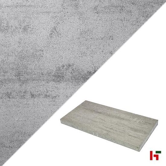 Betontegels - Infinito Comfort, Megategel Nuance Light Grey 80 x 40 x 4,4 cm - Marlux