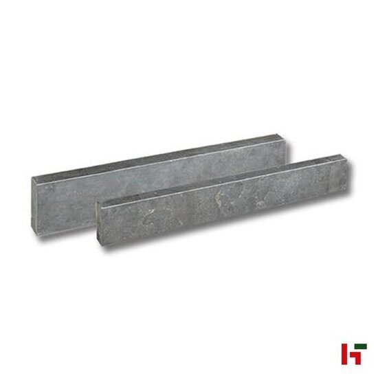 Boordstenen - China Blue, Boordsteen - Blauwsteen 100 x 5 x 15 cm Verzoet - Stone Base