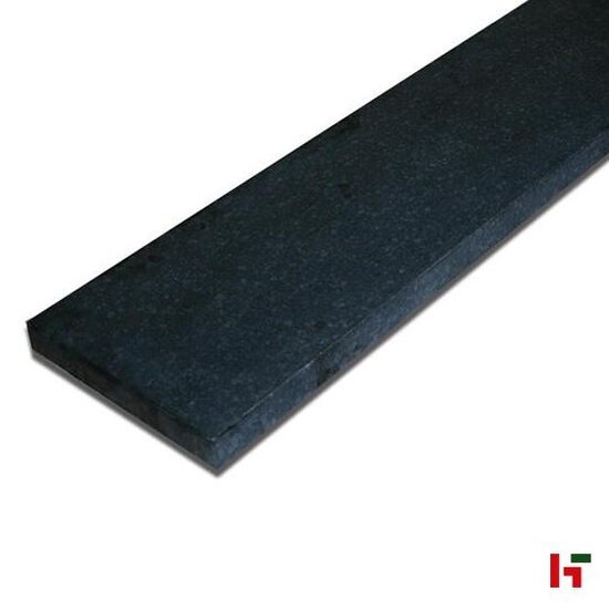 Muurkappen & dekstenen - Orient Black, Afdekstrook Hoekstuk 50 x 30 x 3 cm Verzoet - Stone Base