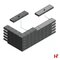 Muurelementen & stapelblokken - Carreau, Walling line Carbon 75 x 20 x 6 cm Afdeksteen - Stone & Style