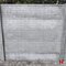 Structuur schutting - Sierbetonplaat met structuur - decoratieve betonplaat voor tuinafsluiting Antraciet Steenmotief Rechte plaat 199 x 38,5 cm - Private label