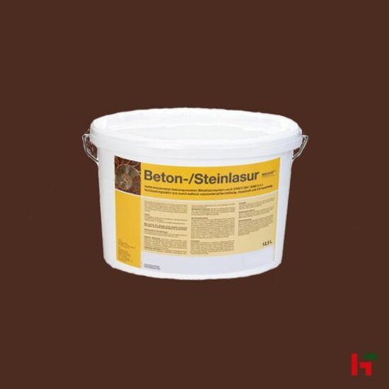 Betonschutting - Betonlazuur Donkerbruin - RAL 8016 Emmer - 5L - Private label