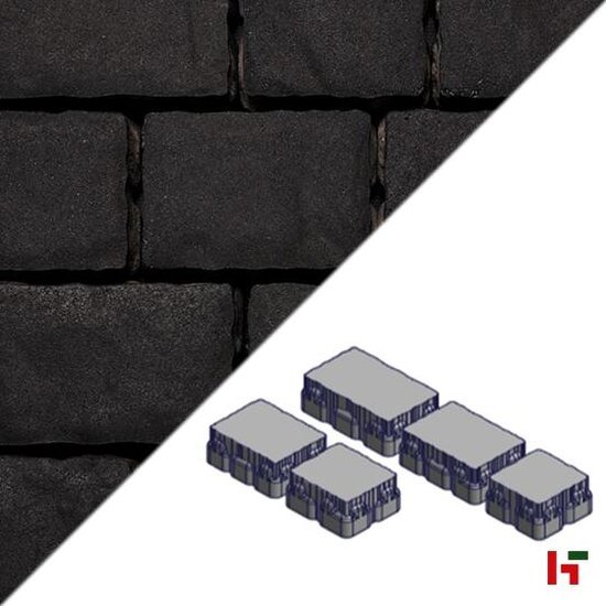 Waterpasserende klinkers - Kasseisteen, Waterpasserende Betonklinker Milano Banenverband x 8 cm - MBI