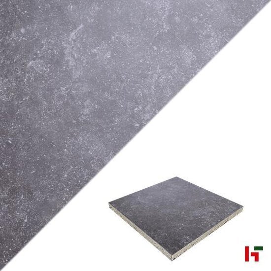 GeoCeramica - GeoCeramica, Pietra Blu Scuro 60 x 60 x 4 cm - MBI