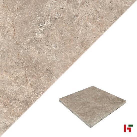 GeoCeramica - GeoCeramica, Landstone Taupe 60 x 60 x 4 cm - MBI