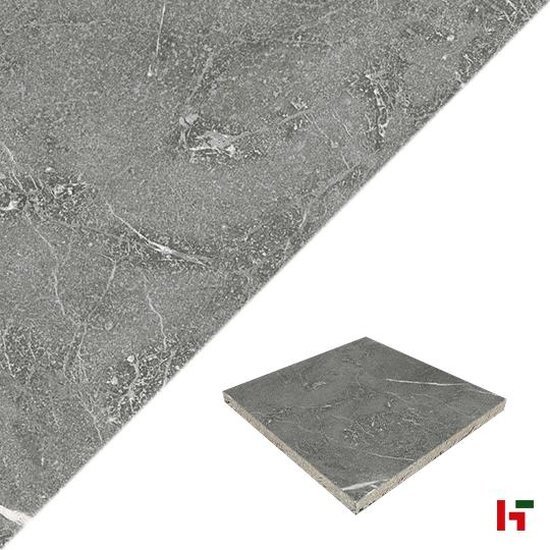 GeoCeramica - GeoCeramica, Imola The Rock Dark grey 60 x 60 x 4 cm - MBI