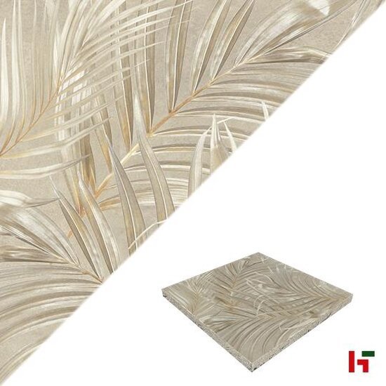 GeoCeramica - GeoCeramica Decor, Vision Tropic Ecru 60 x 60 x 4 cm - MBI