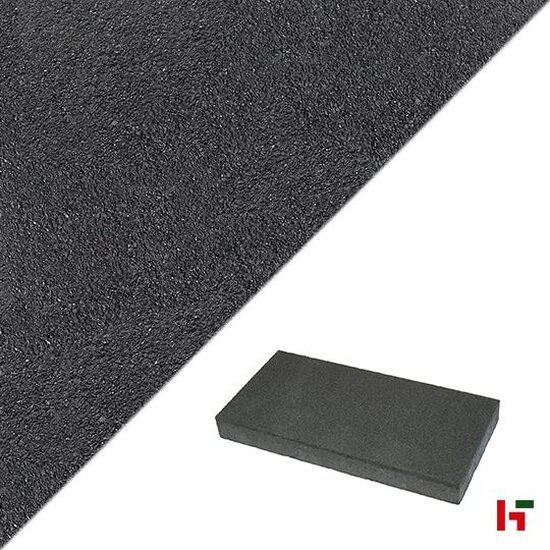Betontegels - Infinito Texture, Megategel Black 60 x 30 x 6 cm - Marlux