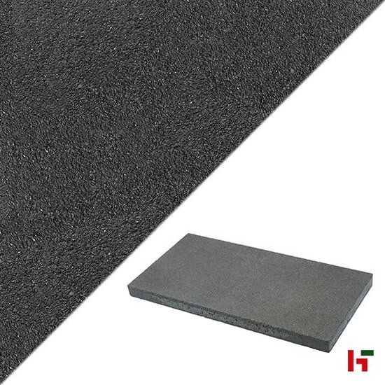 Betontegels - Infinito Texture Tegel Black 100 x 50 x 6 cm - Marlux