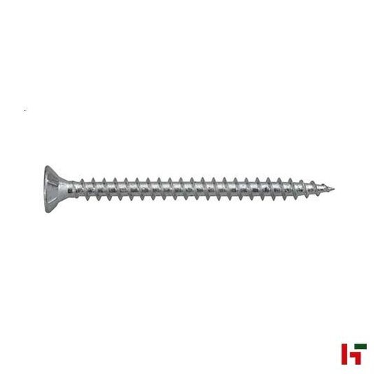 Schroeven - Spaanplaatschroef met verzonken kop, Verzinkt staal 25 mm Big Box 4,0 mm TX20 - SWG