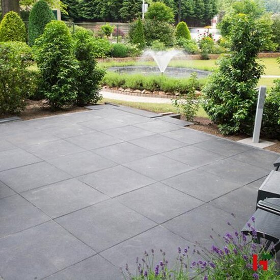 Betontegels - GeoColor 3.0 Tegel Graphite Roast 50 x 50 x 4 cm - MBI