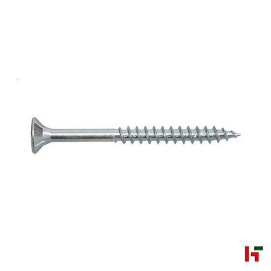 Schroeven - Spaanplaatschroef met verzonken kop, Verzinkt staal 120 mm Medium Box 6,0 mm TX30 - SWG