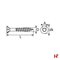 Schroeven - Spaanplaatschroef met verzonken kop, Verzinkt staal 130 mm Big Box 6,0 mm TX30 - SWG