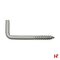 Schroeven - Schroefhaak, Recht 4,0 x 60 / 20 mm Per stuk Inox - SWG