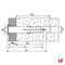Verankering - Nagelpluggen, Verzinkt staal 60 mm Big Box 8,0 mm PZ3 - SWG