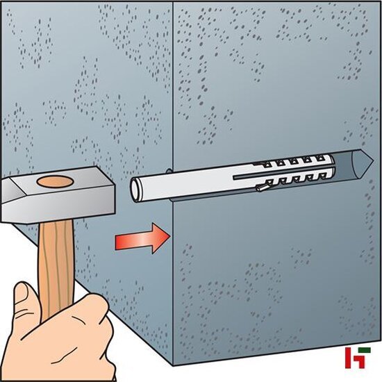 Verankering - Pluggen Universeel, Nylon 12 x 60 mm Medium Box - SWG