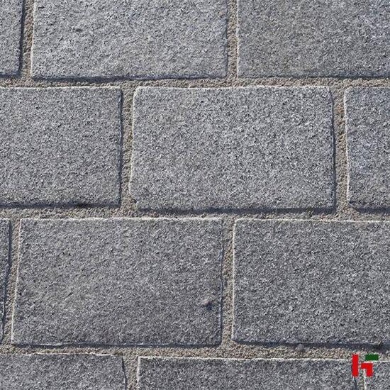 Gezaagde kasseien - Gezaagde G54 Aziatische Graniet Kasseien met Gebrand Topvlak 10 x 16 x 5 cm - Private label