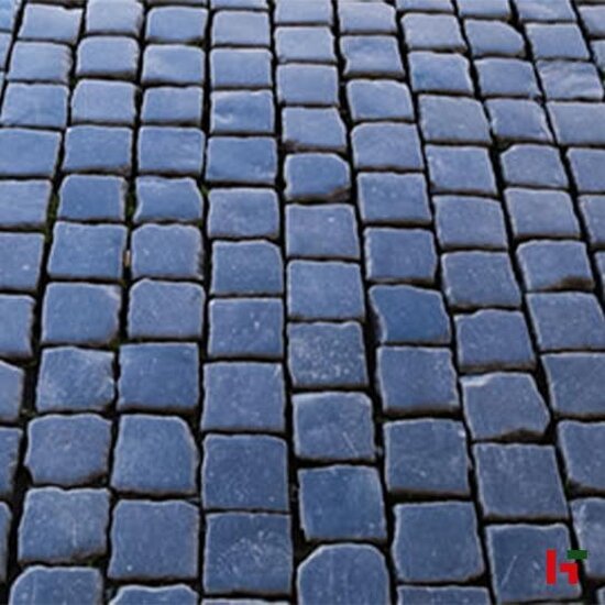 Herbruik kasseien - Herbruik Kassei, Blauwe hardsteen 13 x 13 - 15 x 15 cm B050 - Private label