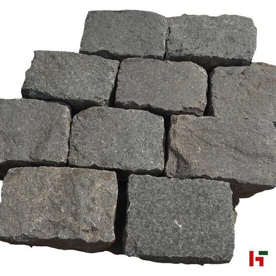 Herbruik kasseien - Herbruik Kassei, Porfier 12 x 18 - 13 x 20 cm B103 - Private label