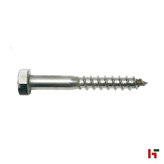 Schroeven - Houtschroef, Zeskantkop 60 mm Small Box 8 mm Inox - SWG