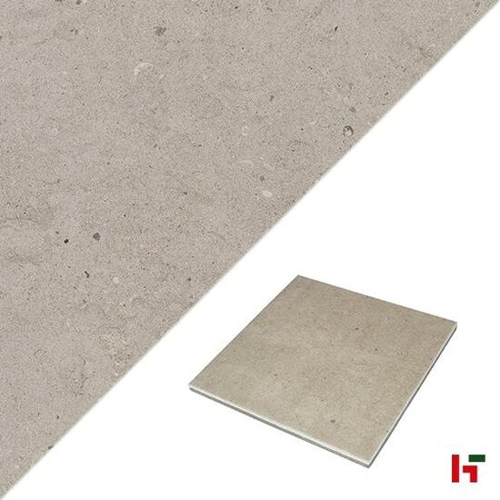 Gecoate betontegels - Terrazzo, Gecoate Terrastegel Natural 60 x 60 x 3 cm - Marlux