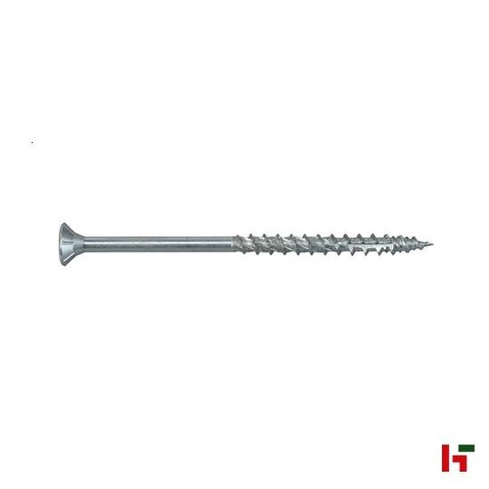 Schroeven - Formel F Spaanplaatschroef met verzonken kop, Inox A2 80 mm Small Box 6,0 mm TTAP30 - SWG