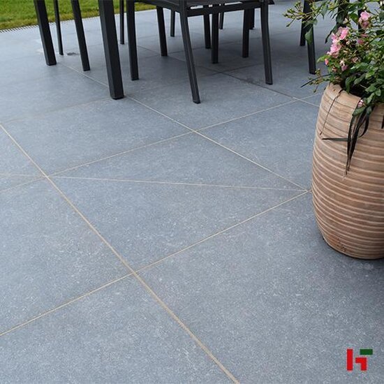 Keramische tegels - Ardena, Keramische Terrastegel Dark Blue 80 x 80 x 2 cm - Stoneline