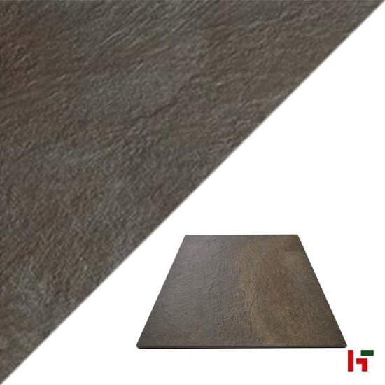 Keramische tegels - Slate, Keramische Terrastegel Copper 60 x 60 x 2 cm - Stoneline