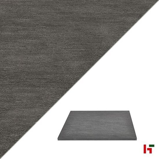 Keramische tegels - Grifia, Keramische Terrastegel Black 60 x 60 x 2 cm - Stoneline