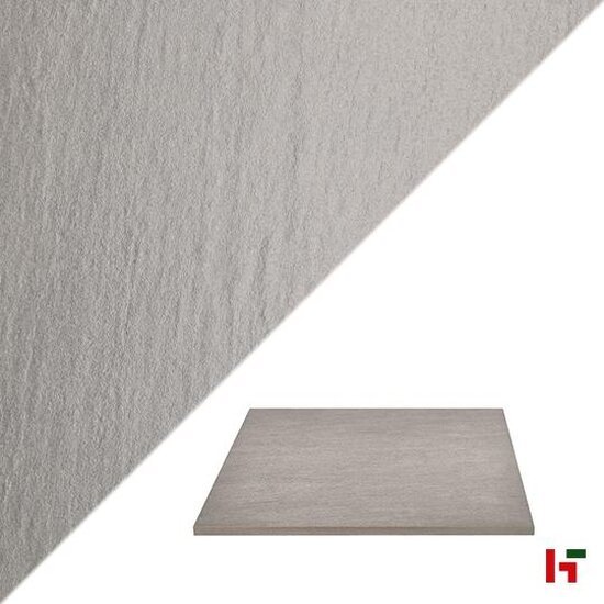 Keramische tegels - Grifia, Keramische Terrastegel Grey 60 x 60 x 2 cm - Stoneline